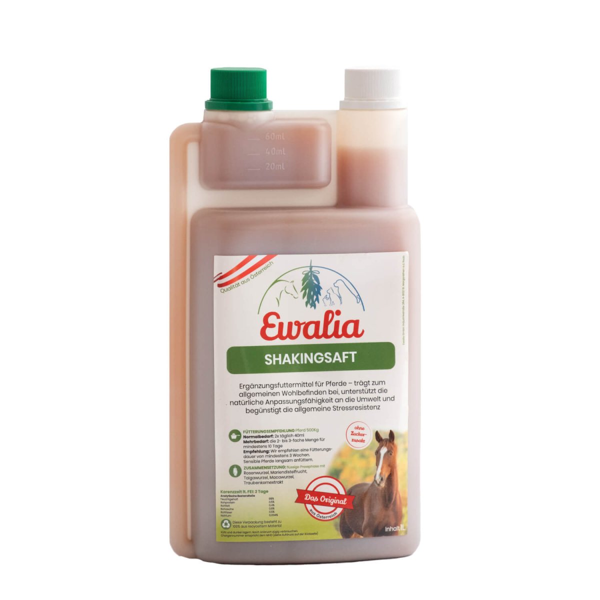 Jus Ewalia 1 Litre - Soulagement Naturel Pour Tendons Et Articulations