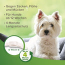 Beaphar Zecken- & Flohschutz Halsband für Hunde Weiß - Fresh Fellow-8711231211265