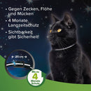 Beaphar Zecken- & Flohschutz Halsband für Katzen Reflektierend - Fresh Fellow-8711231352456