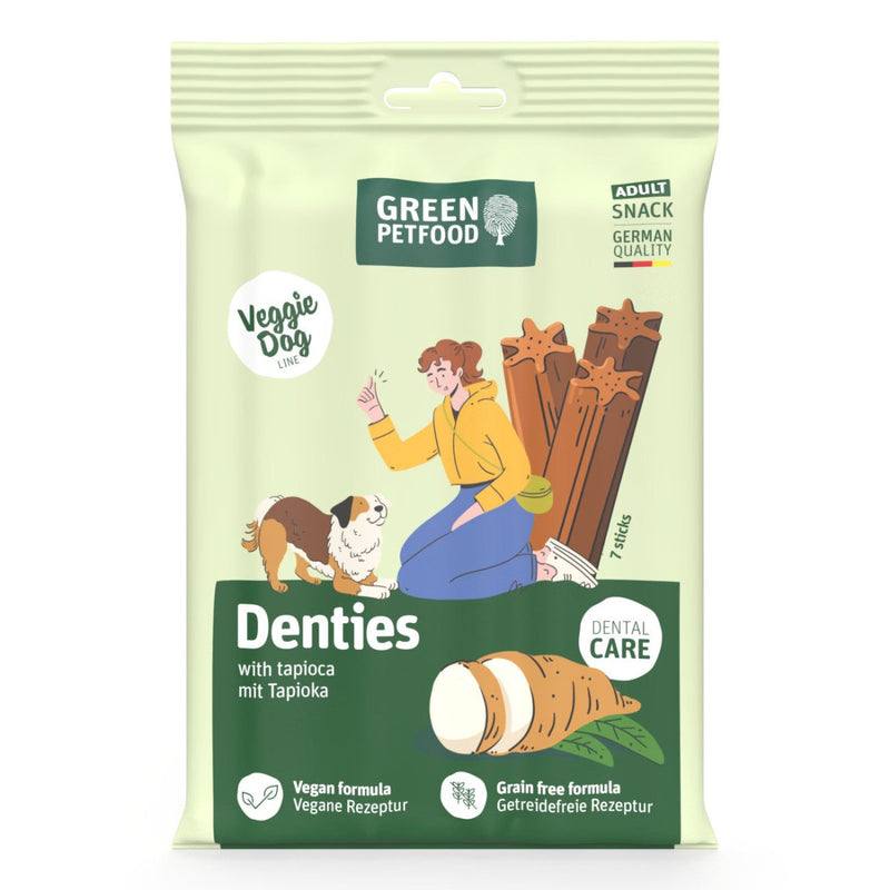 Green Petfood VeggieDog Denties with Tapioca - Fresh Fellow - 4032254791348