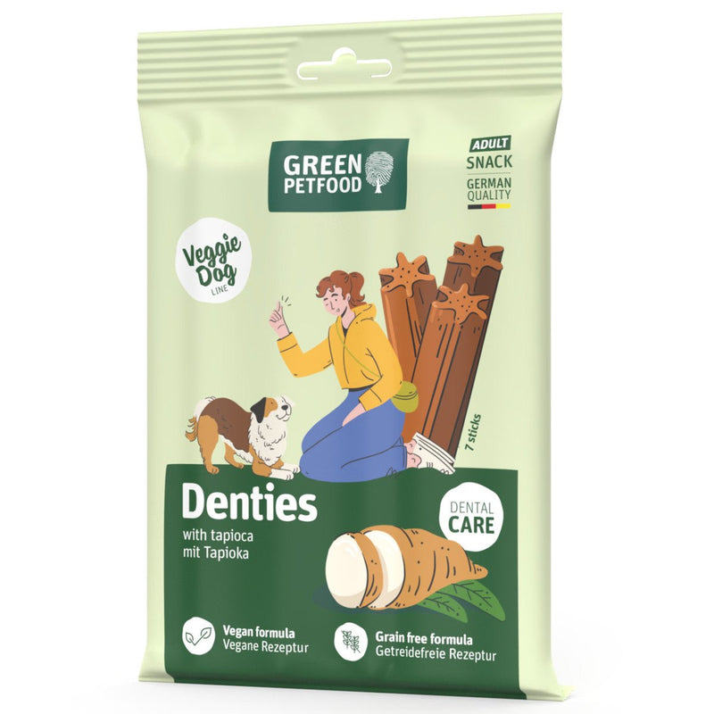 Green Petfood VeggieDog Denties with Tapioca - Fresh Fellow - 4032254791348
