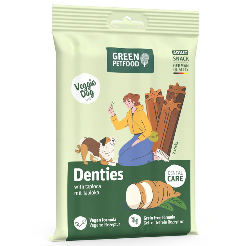 Green Petfood VeggieDog Denties with Tapioca - Fresh Fellow - 4032254791348