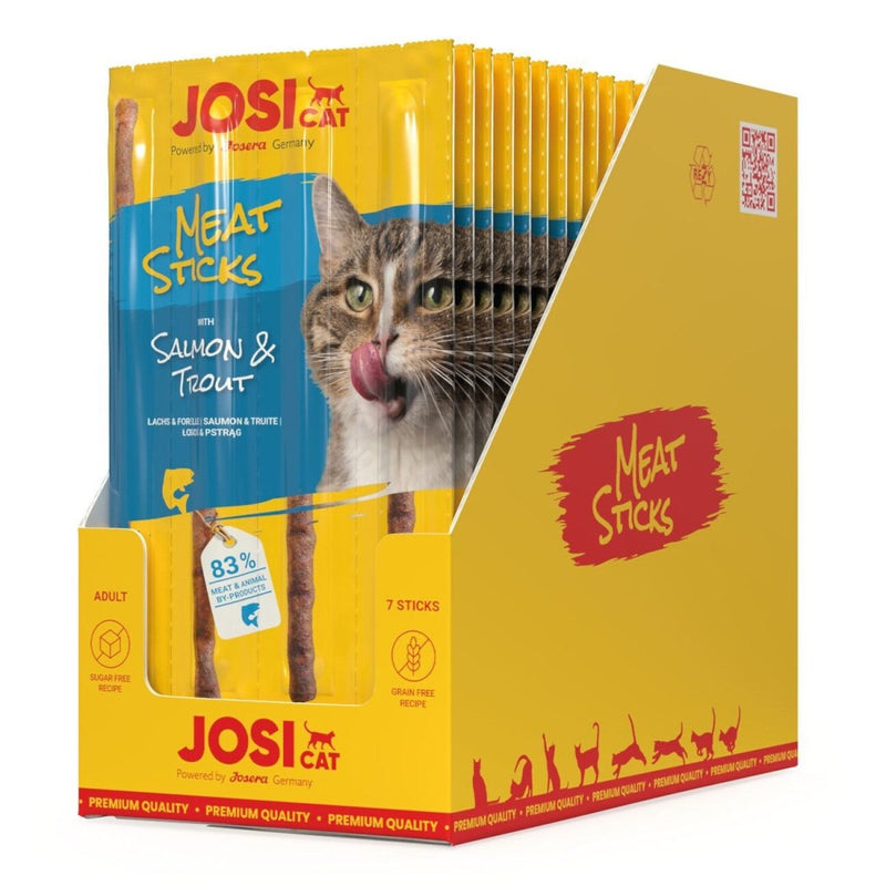 JosiCat Meat Sticks Salmon & Trout - Fresh Fellow - 4032254780380