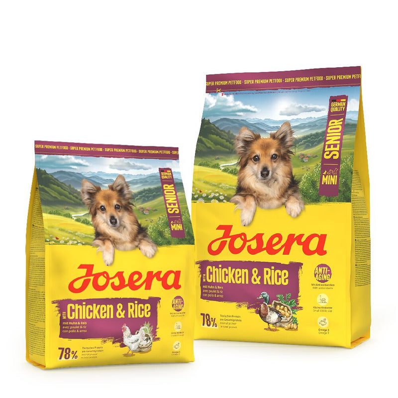 Josera Mini Senior Chicken & Rice - Fresh Fellow - 4032254785286