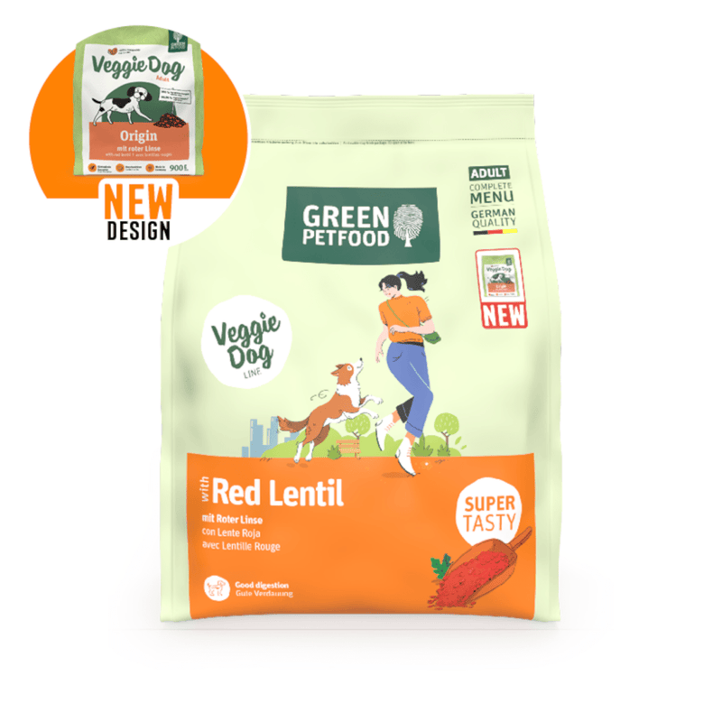 Green Petfood VeggieDog Red Lentil - Fresh Fellow - 4032254789888