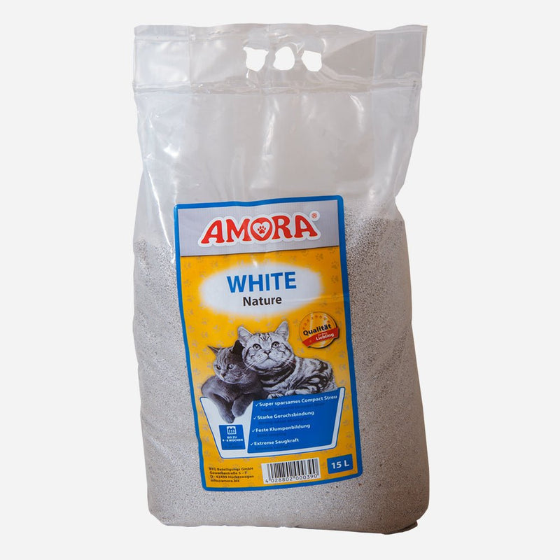 Amora Katzenstreu White Compact Nature - Fresh Fellow - 4028802000390