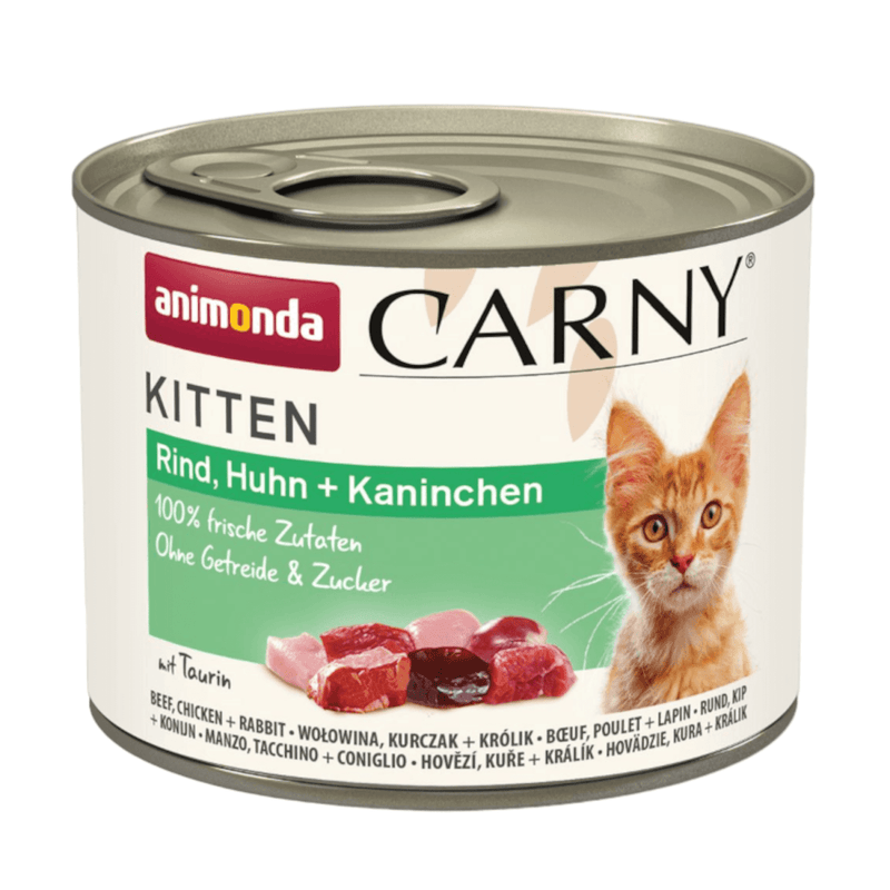 Animonda Carny Kitten Rind, Huhn & Kaninchen - Fresh Fellow - 4017721739672