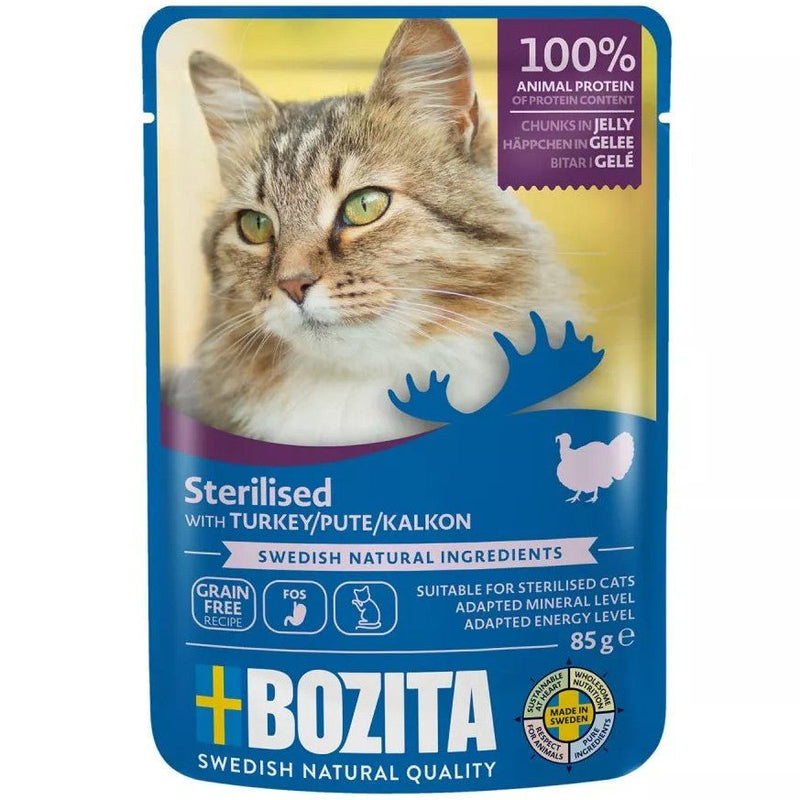 Bozita Häppchen in Gelee Pouch Sterilised mit Pute - Fresh Fellow - 57300330036471