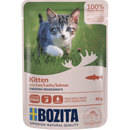 Bozita Häppchen in Sauce Pouch Kitten mit Lachs - Fresh Fellow - 57300330036211