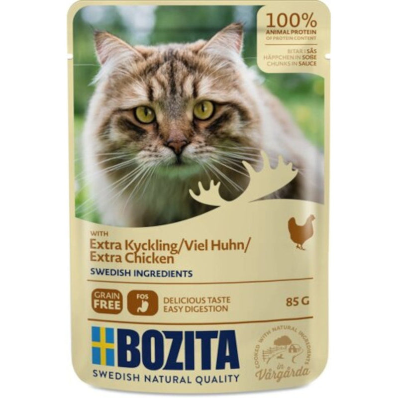 Bozita Häppchen in Sauce Pouch mit Hühnchen - Fresh Fellow - 7300330036136