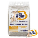 Cat & Clean Katzenstreu Brilliant Plus mit Babypuderduft und Silikat - Fresh Fellow - 4260031840051