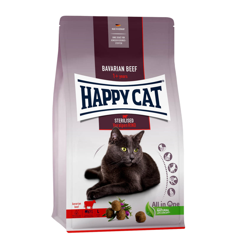 Happy Cat Sterilised Adult Voralpen Rind