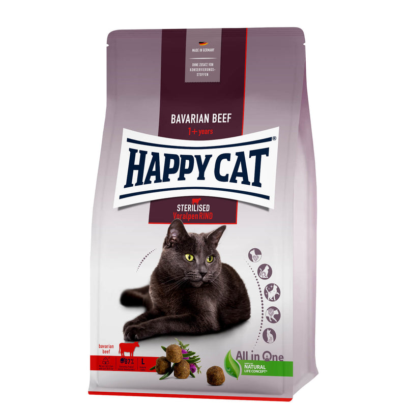 Happy Cat Sterilised Adult Voralpen Rind