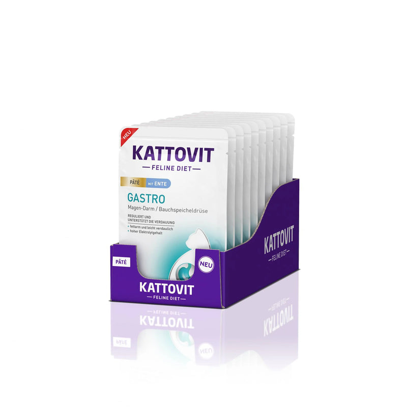 Kattovit Feline Diet Pate Gastro mit Ente - Fresh Fellow - 4000158772893
