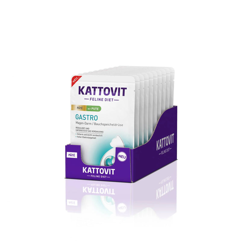 Kattovit Feline Diet Pate Gastro mit Pute - Fresh Fellow - 4000158772909