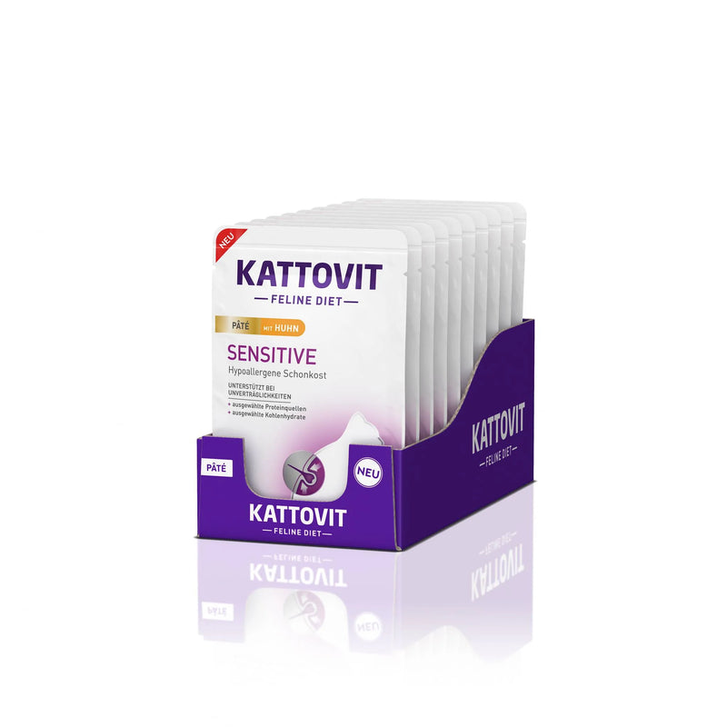 Kattovit Feline Diet Pate Sensitive mit Huhn - Fresh Fellow - 4000158772831