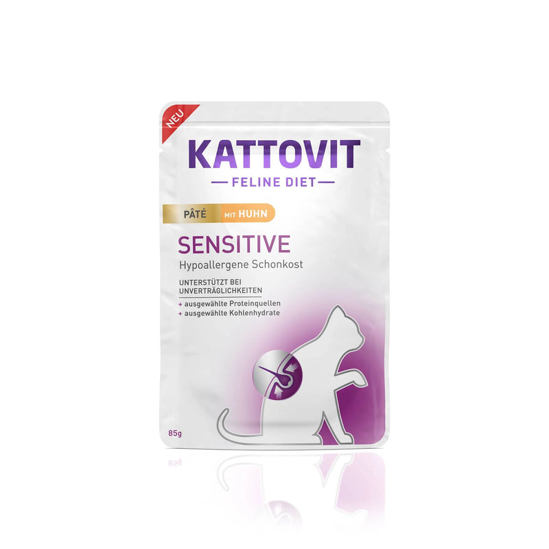 Kattovit Feline Diet Pate Sensitive mit Huhn - Fresh Fellow - 4000158772831