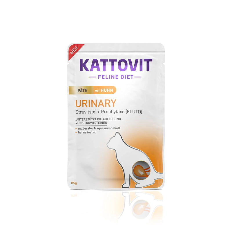 Kattovit Feline Diet Pate Urinary mit Huhn - Fresh Fellow - 4000158772855