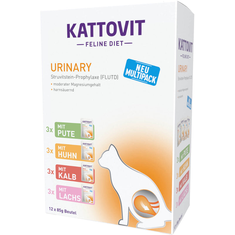 Kattovit Feline Diet Pouch Urinary Multipack