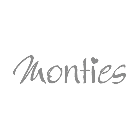 Logo Monties - Marke für Tierbedarf, insbesondere Pferdeleckerlis