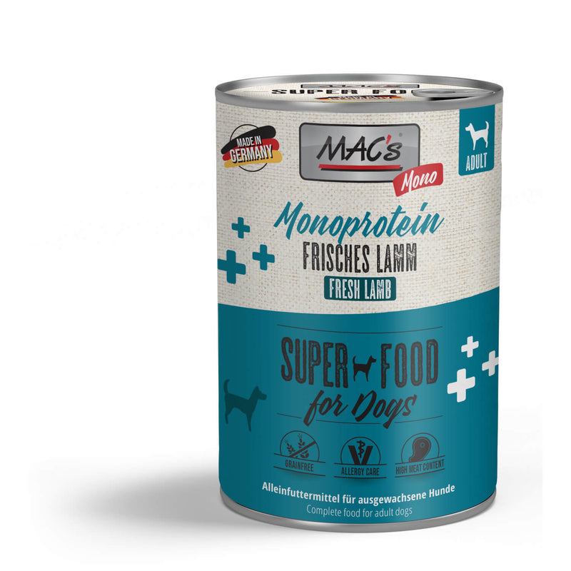 MACs Dog Monoprotein Frisches Lamm