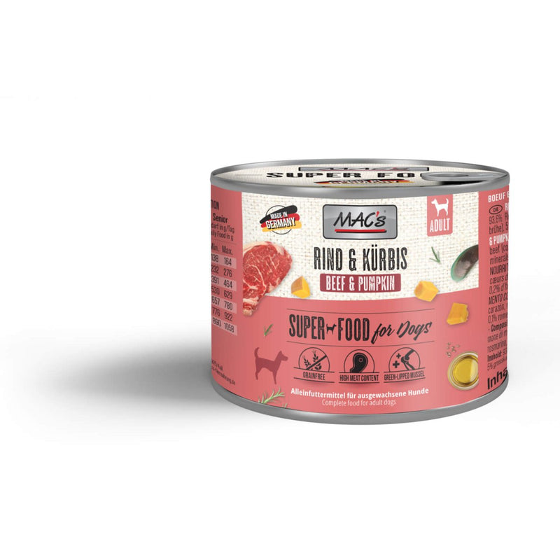 MACs Dog Rind & Kürbis - Fresh Fellow - 4027245009373