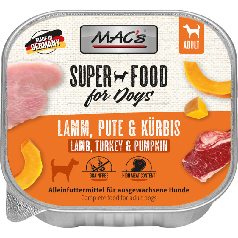 MACs Dog Schale Lamm, Pute & Kürbis