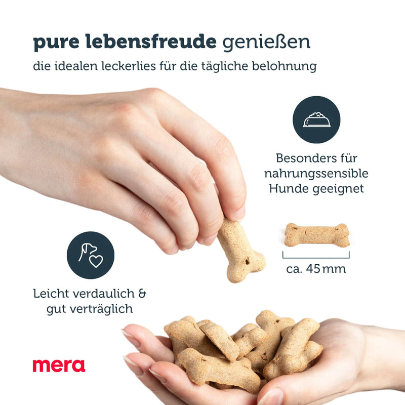 Mera Pure Sensitive Goody Snacks Truthahn & Reis Eigenschaften 1