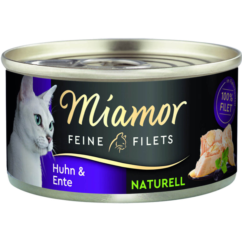 Miamor Feine Filets Naturell Huhn & Ente