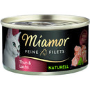 Miamor Feine Filets Naturell Thun & Lachs - Fresh Fellow - 4000158650191