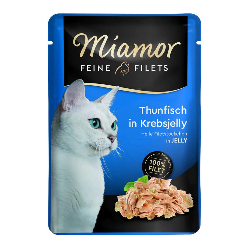 Miamor Feine Filets Pouch Thunfisch in Krebsjelly - Fresh Fellow - 4000158740809