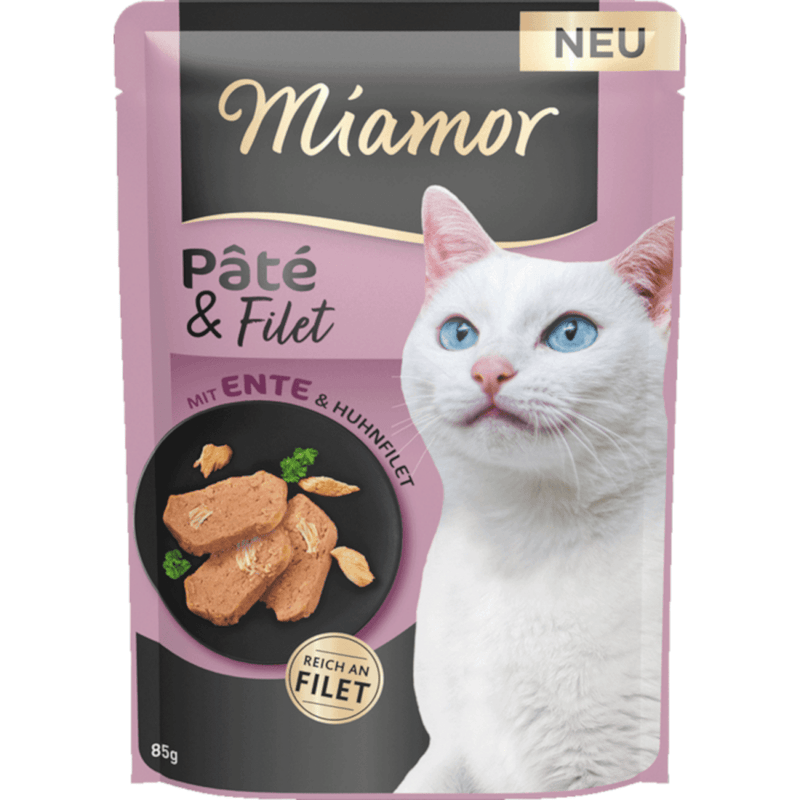 Miamor Pate & Filet mit Ente & Huhnfilet - Fresh Fellow - 4000158741530