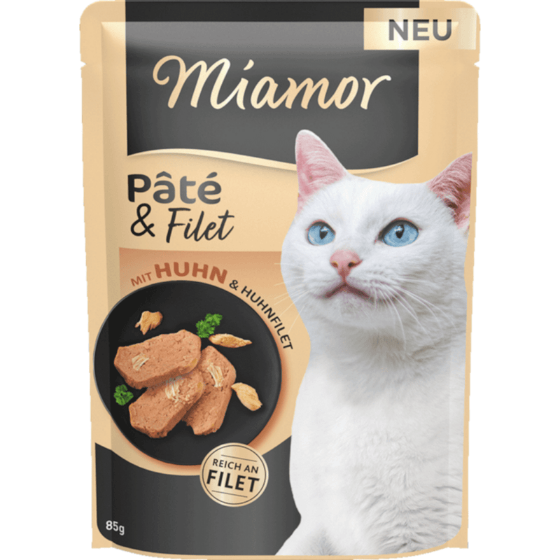 Miamor Pate & Filet mit Huhn & Huhnfilet - Fresh Fellow - 4000158641502
