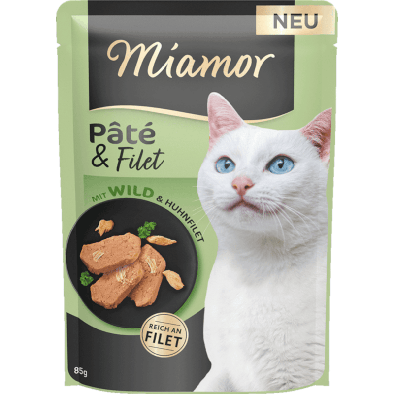 Miamor Pate & Filet mit Wild & Huhnfilet - Fresh Fellow - 4000158741516