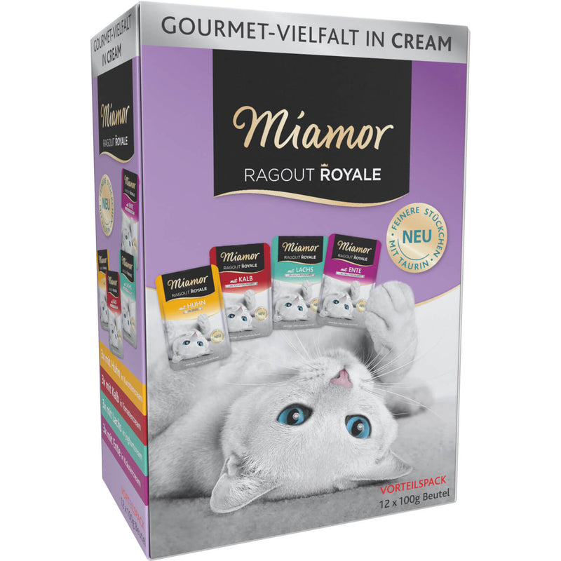 Miamor Ragout Royale Gourmet-Vielfalt in Cream