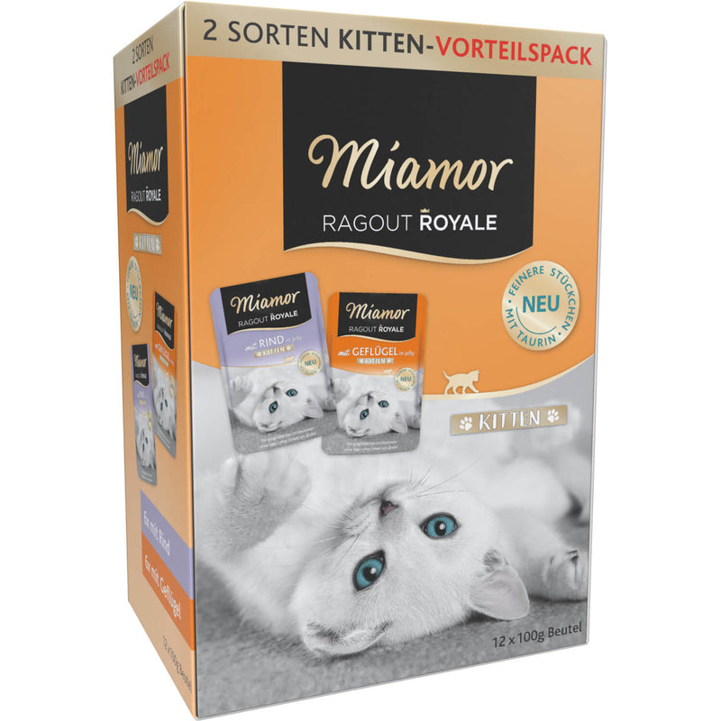 Miamor Ragout Royale Kitten-Vielfalt in Jelly