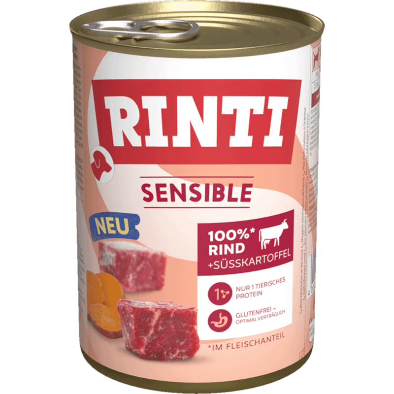 Rinti Sensible Rind & Süßkartoffel