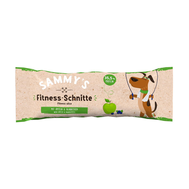 Sammy's Fitness Schnitte mit Äpfeln & Blaubeeren