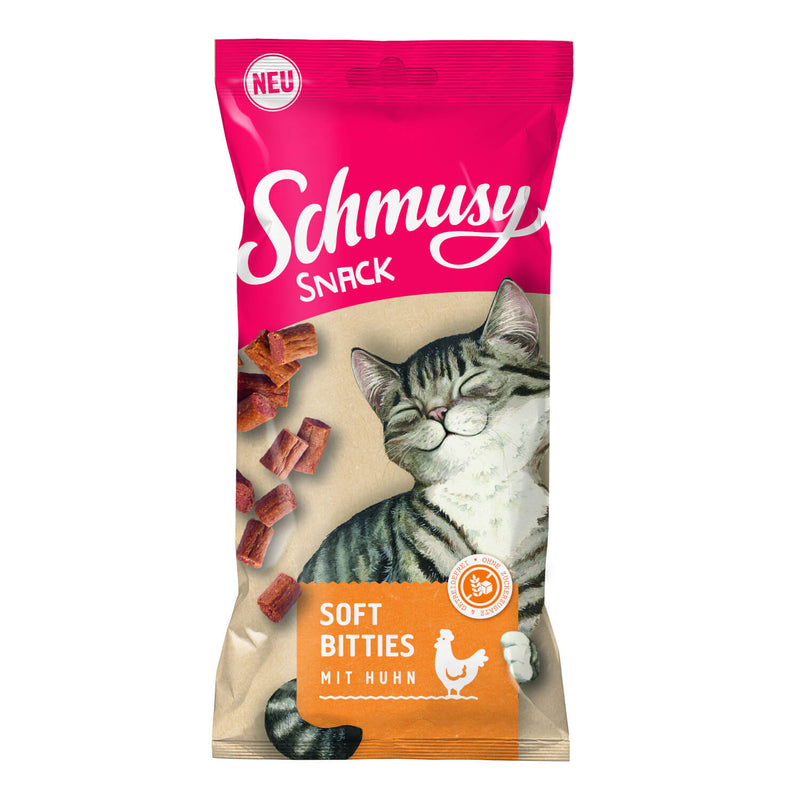 Schmusy Snack Soft Bitties mit Huhn