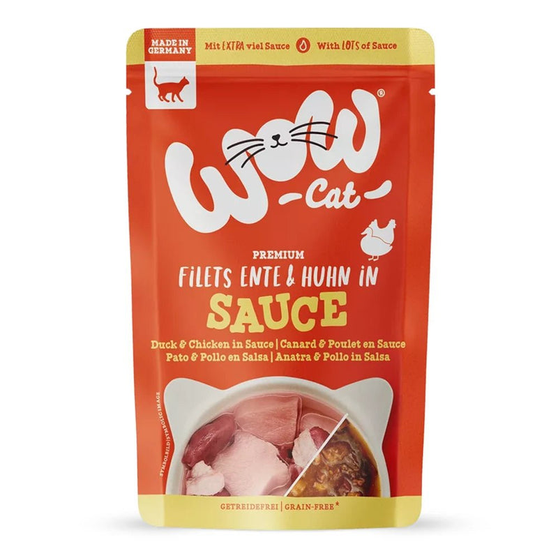 WOW Cat Filets Ente & Huhn in Sauce - Fresh Fellow - 9120134040367