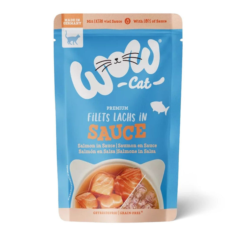 WOW Cat Filets Lachs in Sauce - Fresh Fellow - 9120063688920