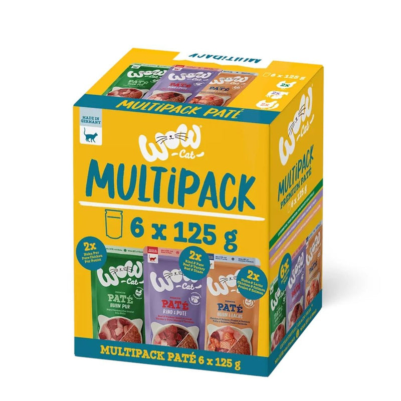 WOW Cat Adult Paté Multipack - Fresh Fellow - 9120063689293