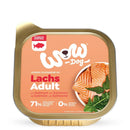 WOW Dog Adult Schale Lachs mit Löwenzahn & Brennnessel - Fresh Fellow - 9120063683000