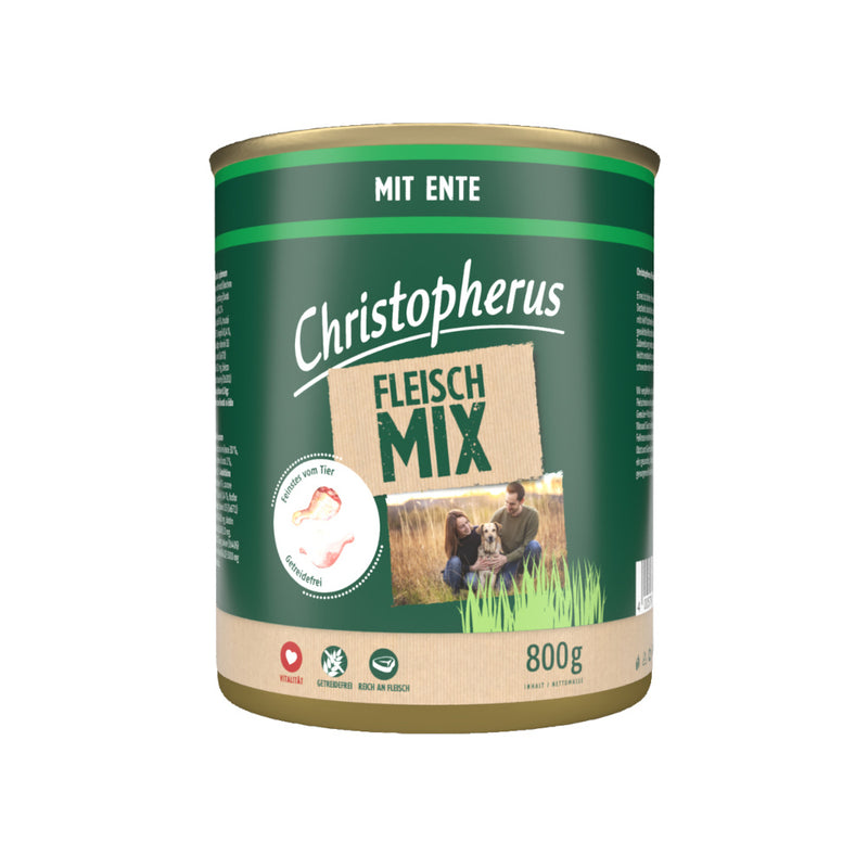 Christopherus Fleischmix mit Ente 800g Dose