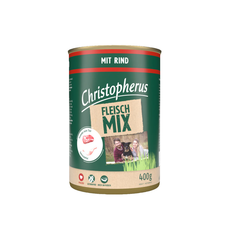 Christopherus Fleischmix mit Rind 400g Dose