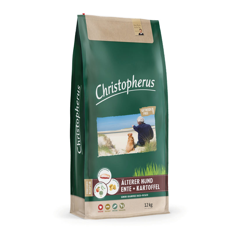 Christopherus Getreidefrei Ente & Kartoffel Senior 12kg Sack