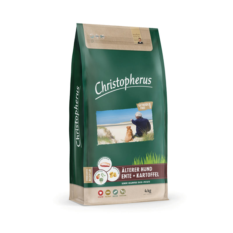 Christopherus Getreidefrei Ente & Kartoffel Senior 4kg Sack