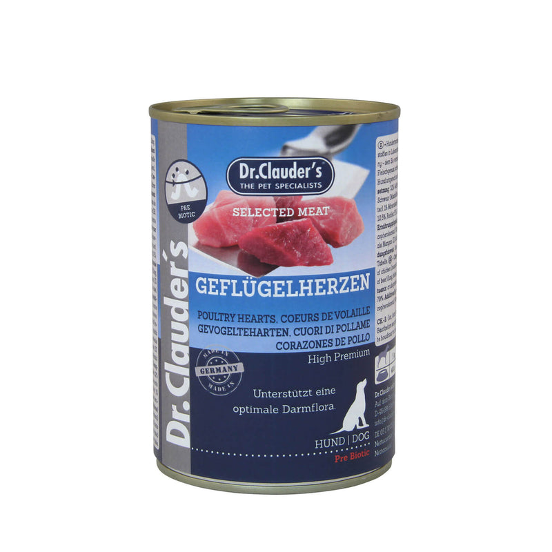 Dr. Clauder's Selected Meat Geflügelherzen 400g Dose