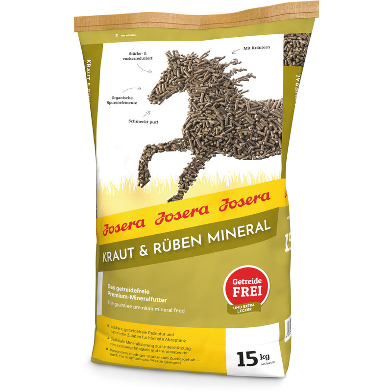 Josera Kraut & Rüben Mineral 15kg Sack