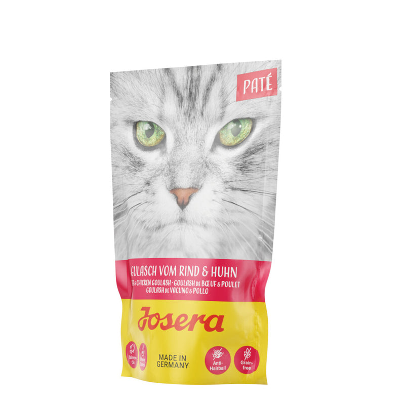 Josera Paté Gulasch vom Rind und Huhn 85g Beutel